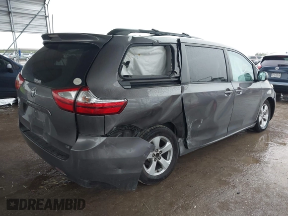2016 Toyota Sienna LE AAS z VIN 5TDKK3DC9GS694686, wystawiony jako IAAI lot #42374687 z przebiegiem 192 571 mil mil oraz . Historia ofert i sprzedaży dostępna na DreamBid. Obrazek 4.