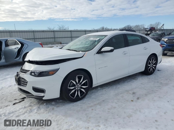 2018 Chevrolet Malibu LT z VIN 1G1ZD5ST4JF285938, wystawiony jako Copart lot #41700505 z przebiegiem 76 285 mil mil oraz Szkoda całkowita • Salvage title. Historia ofert i sprzedaży dostępna na DreamBid. Obrazek 1.