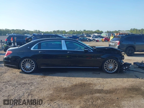 2018 Mercedes-Benz S 560 Maybach with VIN WDDUX8GB8JA350500, listed as a IAAI auction lot 41935111 with 92,181 mi miles and . Bid and sale history available at DreamBid. Image 13.