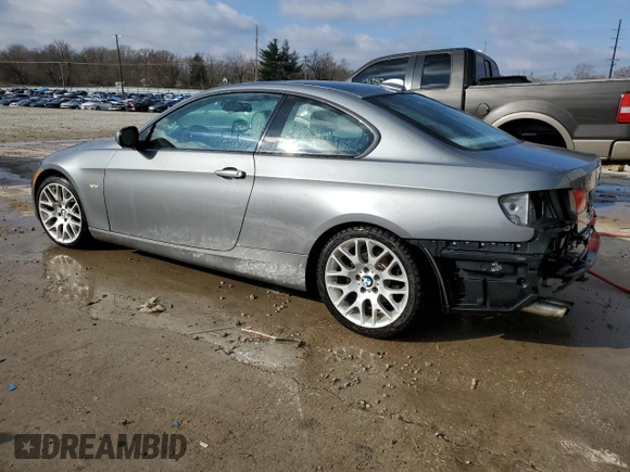 2010 BMW 3 Series 328i with VIN WBAWB3C51AP139640, listed as a Copart auction lot 46573795 with 97,921 mi miles and Salvage Title. Bid and sale history available at carsss.com. Image 2.