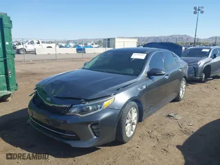 2018 Kia Optima LX with VIN 5XXGT4L34JG244284, listed as a IAAI auction lot 41762097 with NaN miles. Bid and sale history available at carsss.com. Image 16.