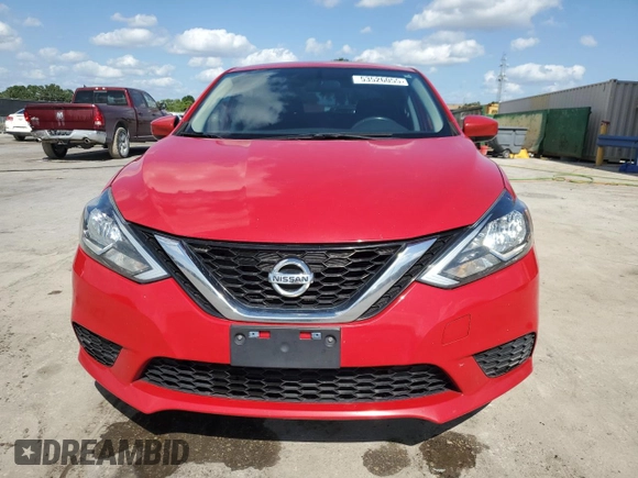 2016 Nissan Sentra SV with VIN 3N1AB7AP4GL676972, listed as a Copart auction lot 53526055 with 146,128 mi miles and Salvage Title. Bid and sale history available at DreamBid. Image 5.