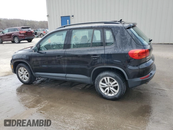 2017 Volkswagen Tiguan S with VIN WVGBV7AX8HK007434, listed as a Copart auction lot 53706165 with 164,588 mi miles and Salvage Title. Bid and sale history available at DreamBid. Image 2.