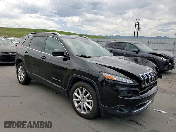 2014 Jeep Cherokee Limited with VIN 1C4PJLDS0EW148212, listed as a Copart auction lot 60464965 with 82,015 mi miles and Salvage title. Bid and sale history available at DreamBid. Image 15.