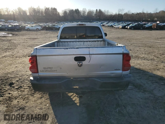 2005 Dodge Dakota SLT with VIN 1D7HW42N55S199548, listed as a Copart auction lot 49625615 with Not Provided miles and Salvage Title. Bid and sale history available at DreamBid. Image 6.