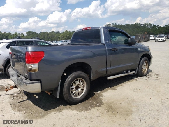 2007 Toyota Tundra with VIN 5TFKT52107X001945, listed as a Copart auction lot 68170464 with 0 mi miles and Salvage Title. Bid and sale history available at carsss.com. Image 3.