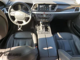 2015 Hyundai Genesis 3.8L with VIN KMHGN4JE2FU063843, listed as a Copart auction lot 68433684 with 152,730 mi miles and Salvage Title. Bid and sale history available at carsss.com. Image 8.