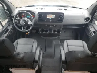 2023 Mercedes-Benz Sprinter Cargo Cargo with VIN W1Y4NDHY1PT138980, listed as a Copart auction lot 42630085 with 18,119 mi miles and Salvage Title. Bid and sale history available at DreamBid. Image 8.