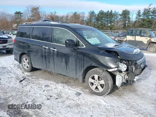 2016 Nissan Quest SV z VIN JN8AE2KP5G9154578, wystawiony jako IAAI lot #41305106 z przebiegiem 147 460 mil mil oraz . Historia ofert i sprzedaży dostępna na DreamBid. Obrazek 1.