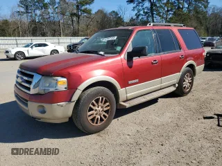 2008 Ford Expedition Eddie Bauer с VIN 1FMFU18598LA45349, выставлен на аукционе Copart как лот 47407155 с пробегом 183 370 миль миль и Чистый • Clean title. История ставок и продаж доступна на DreamBid. Изображение 1.