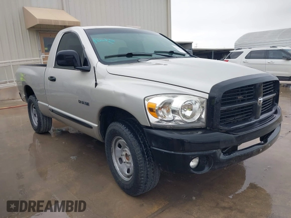 2008 Dodge 1500 ST with VIN 1D7HA16K58J241840, listed as a IAAI auction lot 41428791 with Not Provided miles and . Bid and sale history available at DreamBid. Image 1.