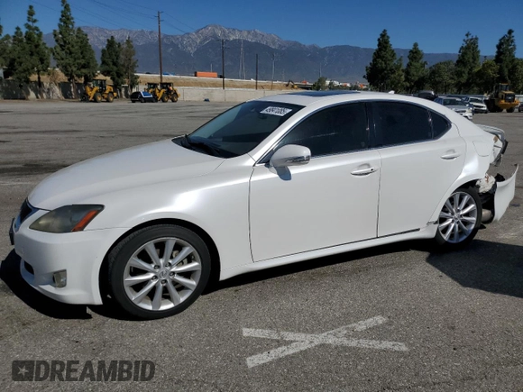 2009 Lexus IS 250 with VIN JTHBK262895104290, listed as a Copart auction lot 49841085 with 127,417 mi miles and Salvage Title. Bid and sale history available at DreamBid. Image 1.