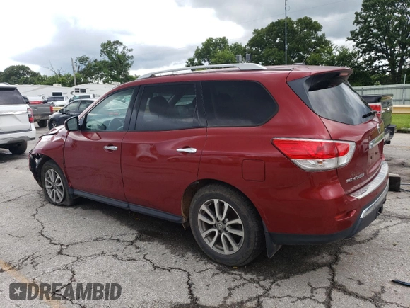 2014 Nissan Pathfinder S with VIN 5N1AR2MM3EC672574, listed as a Copart auction lot 60650325 with 139,558 mi miles and Salvage title. Bid and sale history available at DreamBid. Image 2.