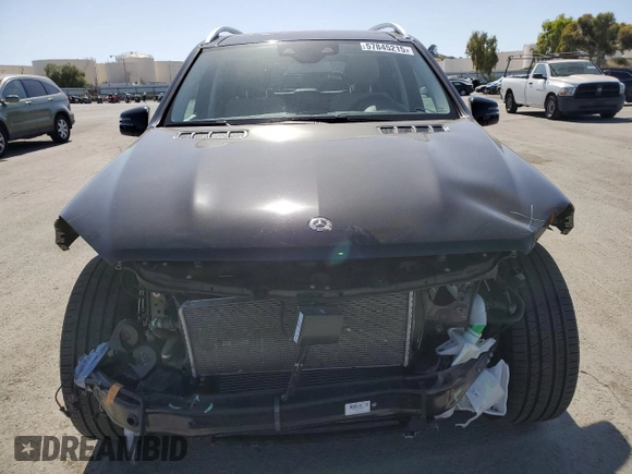 2019 Mercedes-Benz GLS 450 with VIN 4JGDF6EE7KB223324, listed as a Copart auction lot 57845215 with 38,725 mi miles and Salvage title. Bid and sale history available at DreamBid. Image 5.