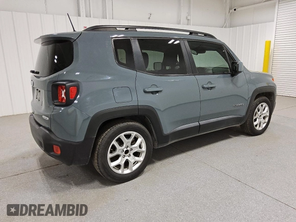 2018 Jeep Renegade Latitude with VIN ZACCJABB7JPH24455, listed as a Copart auction lot 50265385 with 156,278 mi miles and Clean Title. Bid and sale history available at DreamBid. Image 3.