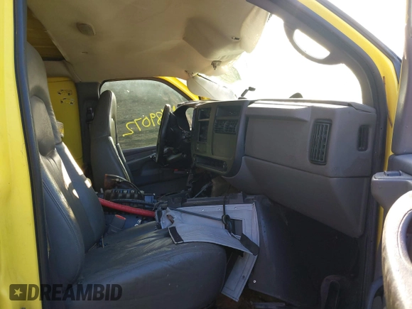 2005 Chevrolet Express Cargo with VIN 1GCHG39U151209822, listed as a IAAI auction lot 41889072 with Not provided miles and . Bid and sale history available at DreamBid. Image 5.