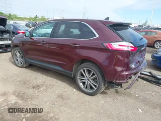 2021 Ford Edge Titanium with VIN 2FMPK4K99MBA41965, listed as a IAAI auction lot 42114607 with 87,848 mi miles and . Bid and sale history available at DreamBid. Image 3.