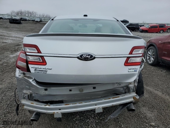 2015 Ford Taurus SEL with VIN 1FAHP2H88FG151257, listed as a Copart auction lot 43351895 with 154,073 mi miles and Salvage Title. Bid and sale history available at carsss.com. Image 6.