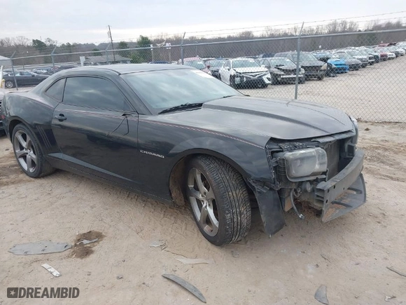 2013 Chevrolet Camaro LT with VIN 2G1FC1E3XD9159588, listed as a IAAI auction lot 41496364 with 149813 miles. Bid and sale history available at carsss.com. Image 1.