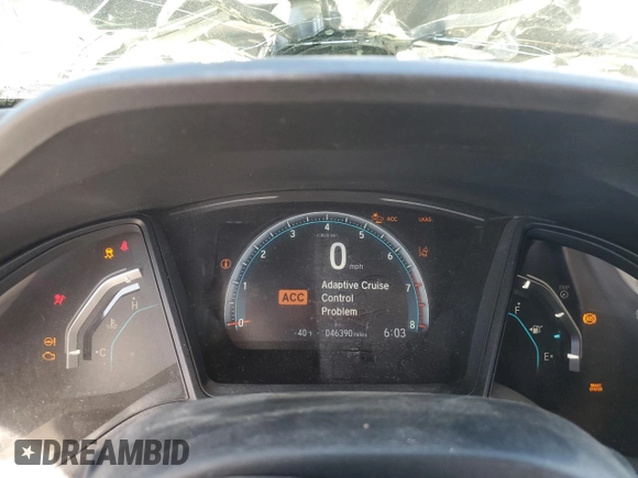 2020 Honda Civic LX z VIN 2HGFC2F63LH538928, wystawiony jako Copart lot #48202695 z przebiegiem 46 390 mil mil oraz Szkoda całkowita • Salvage title. Historia ofert i sprzedaży dostępna na DreamBid. Obrazek 9.