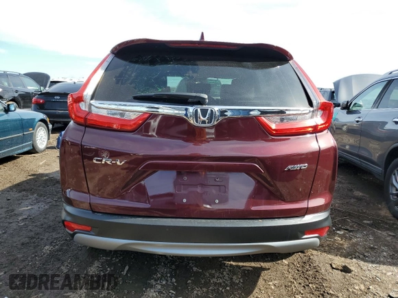 2018 Honda CR-V EX-L with VIN 7FARW2H88JE050602, listed as a Copart auction lot 48007035 with 59,638 mi miles and Salvage Title. Bid and sale history available at carsss.com. Image 6.