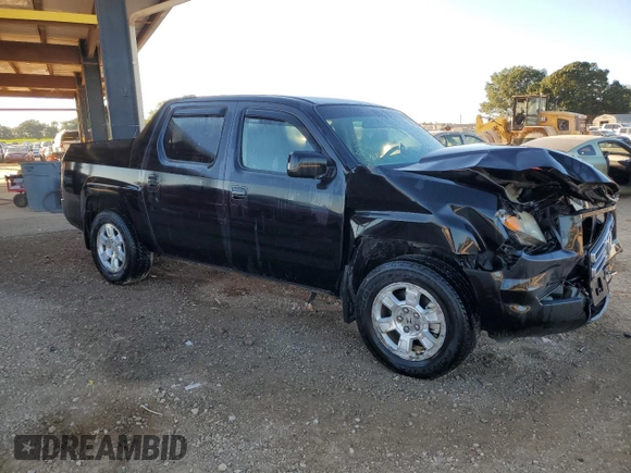 2008 Honda Ridgeline RTS with VIN 2HJYK16498H531231, listed as a Copart auction lot 75092454 with 121,248 mi miles and Salvage Title. Bid and sale history available at carsss.com. Image 4.