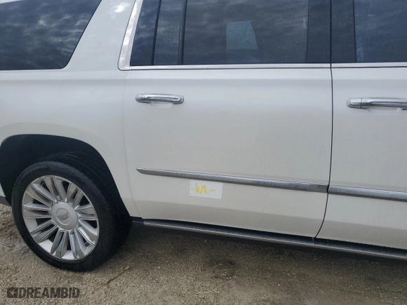2017 Cadillac Escalade ESV Platinum with VIN 1GYS4KKJ4HR363059, listed as a Copart auction lot 74625974 with 0 mi miles and Non Repairable. Bid and sale history available at carsss.com. Image 13.