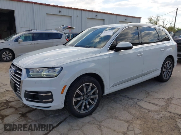 2019 Audi Q7 Premium Plus with VIN WA1LAAF78KD002413, listed as a IAAI auction lot 42212732 with 111,667 mi miles and . Bid and sale history available at DreamBid. Image 17.