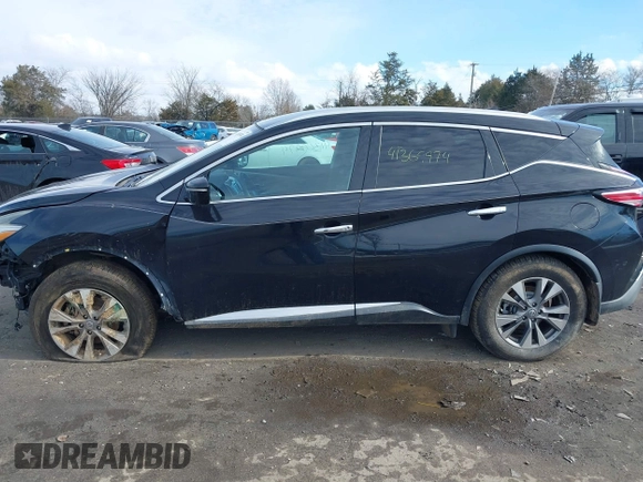 2015 Nissan Murano Platinum with VIN 5N1AZ2MHXFN243537, listed as a IAAI auction lot 41369974 with 130,490 mi miles and . Bid and sale history available at DreamBid. Image 14.