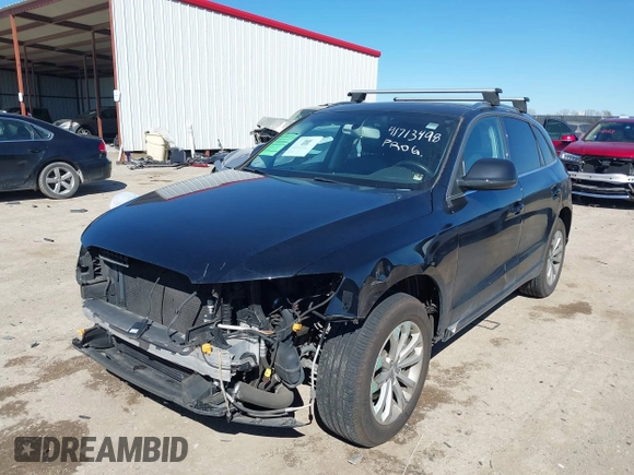 2013 Audi Q5 Premium with VIN WA1CFAFP6DA096250, listed as a IAAI auction lot 41713498 with 131,090 mi miles. Bid and sale history available at carsss.com. Image 6.