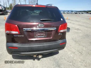 2012 Kia Sorento LX with VIN 5XYKTCA66CG278761, listed as a Copart auction lot 52053025 with 124,461 mi miles and Clean Title. Bid and sale history available at carsss.com. Image 6.