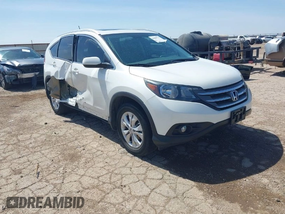 2012 Honda CR-V EX-L with VIN 5J6RM3H70CL033561, listed as a IAAI auction lot 41888713 with 66,455 mi miles. Bid and sale history available at carsss.com. Image 1.