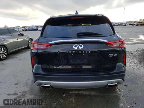 2019 Infiniti QX50 LUXE with VIN 3PCAJ5M1XKF114903, listed as a Copart auction lot 39290143 with 48,778 mi miles. Bid and sale history available at carsss.com. Image 6.