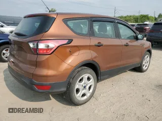 2017 Ford Escape S with VIN 1FMCU0F78HUC46672, listed as a Copart auction lot 59348095 with 96,481 mi miles and Salvage title. Bid and sale history available at DreamBid. Image 3.