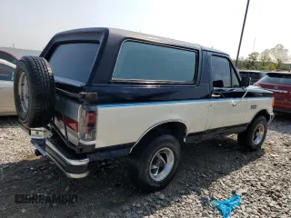 1991 Ford Bronco XL with VIN 1FMEU15N3MLA66613, listed as a Copart auction lot 70468054 with 49,743 mi miles and Non Repairable. Bid and sale history available at carsss.com. Image 3.