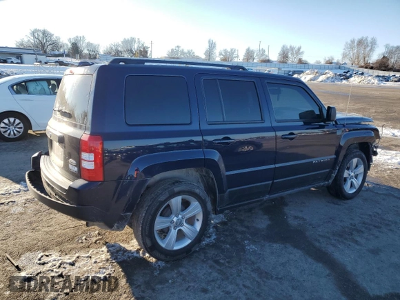 2017 Jeep Patriot Latitude with VIN 1C4NJPFB9HD103023, listed as a Copart auction lot 89003275 with 70,738 mi miles and Salvage Title. Bid and sale history available at DreamBid. Image 3.
