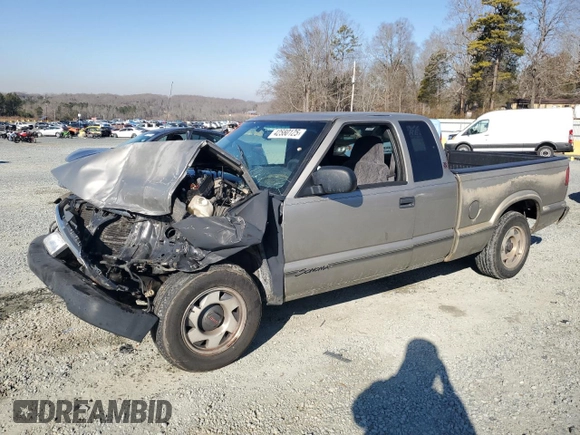 1999 GMC Sonoma SLS with VIN 1GTCS19X5X8516220, listed as a Copart auction lot 42580125 with 0 mi miles and Salvage Title. Bid and sale history available at carsss.com. Image 1.
