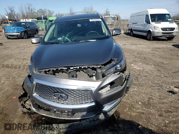 2019 Infiniti QX60 Luxe with VIN 5N1DL0MM2KC564025, listed as a Copart auction lot 50594535 with 85,493 mi miles and Salvage title. Bid and sale history available at DreamBid. Image 12.