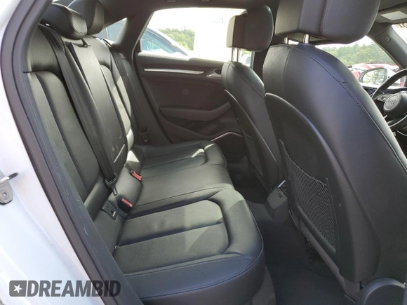 2018 Audi A3 Sedan Premium Plus with VIN WAUJ8GFF4J1075018, listed as a Copart auction lot 61548463 with 24,975 mi miles. Bid and sale history available at carsss.com. Image 10.