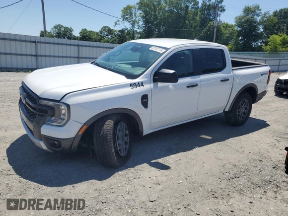 2024 Ford Ranger XLT with VIN 1FTER4GH6RLE06391, listed as a Copart auction lot 53747715 with 18,884 mi miles and Salvage title. Bid and sale history available at DreamBid. Image 1.