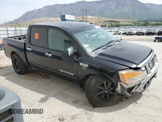 2009 Nissan Titan LE with VIN 1N6BA07C59N314908, listed as a Copart auction lot 58849325 with Not provided miles and Salvage title. Bid and sale history available at DreamBid. Image 4.