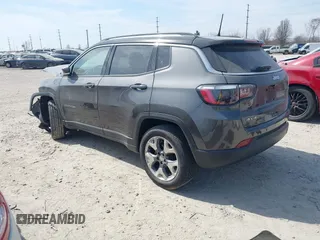 2020 Jeep Compass Limited with VIN 3C4NJDCB1LT245890, listed as a IAAI auction lot 41791500 with 51,042 mi miles. Bid and sale history available at carsss.com. Image 3.