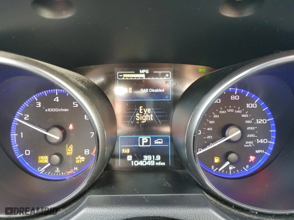 2017 Subaru Outback Touring with VIN 4S4BSATC8H3330246, listed as a Copart auction lot 84306654 with 104,049 mi miles and Salvage Title. Bid and sale history available at carsss.com. Image 9.