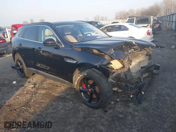 2017 Jaguar F-Pace 35t Prestige with VIN SADCK2BV9HA890245, listed as a IAAI auction lot 41490972 with 135,024 mi miles and . Bid and sale history available at DreamBid. Image 1.