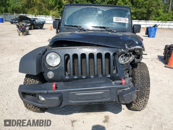 2016 Jeep Wrangler Unlimited Rubicon Hard Rock z VIN 1C4BJWFG6GL125252, wystawiony jako Copart lot #55241115 z przebiegiem 193 554 mil mil oraz Szkoda całkowita • Salvage title. Historia ofert i sprzedaży dostępna na DreamBid. Obrazek 5.