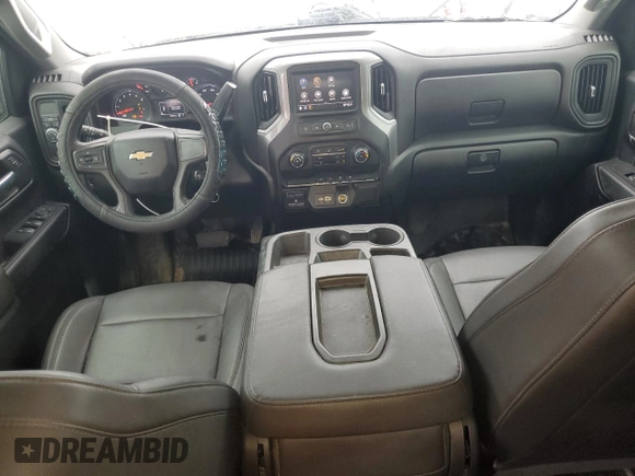 2021 Chevrolet Silverado 1500 Work Truck with VIN 1GCRWAEF7MZ331894, listed as a Copart auction lot 48412735 with 126,173 mi miles and Salvage Title. Bid and sale history available at DreamBid. Image 8.