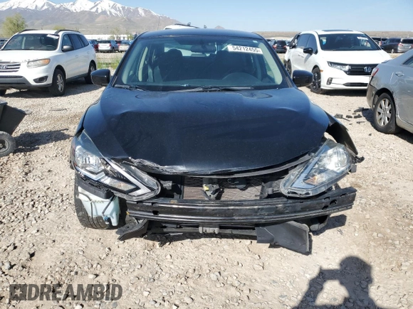 2017 Nissan Sentra S with VIN 3N1AB7AP9HY385551, listed as a Copart auction lot 54212455 with 70,175 mi miles and Salvage title. Bid and sale history available at DreamBid. Image 5.