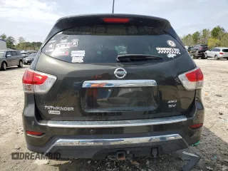 2016 Nissan Pathfinder SV with VIN 5N1AR2MMXGC604663, listed as a Copart auction lot 51388265 with 72,928 mi miles and Salvage Title. Bid and sale history available at carsss.com. Image 6.