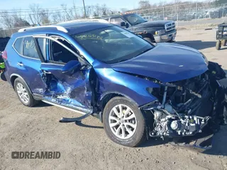 2018 Nissan Rogue SV with VIN JN8AT2MV4JW321085, listed as a IAAI auction lot 41801348 with 120,406 mi miles. Bid and sale history available at carsss.com. Image 1.