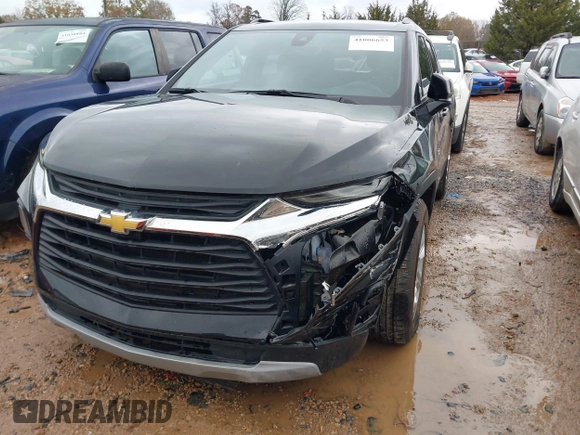 2022 Chevrolet Blazer LT z VIN 3GNKBCR40NS209885, wystawiony jako IAAI lot #41006653 z przebiegiem 34 024 mil mil oraz . Historia ofert i sprzedaży dostępna na DreamBid. Obrazek 6.